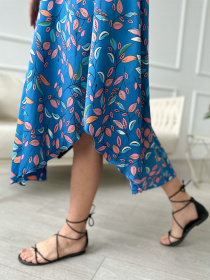 Сарафан ISSA Plus модель 13835_blue Сарафан ISSA Plus модель 13835_blue Фото