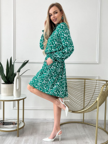 Платье мини ISSA Plus модель 13839_green Фото