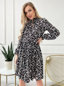 Сукня міні ISSA Plus модель 13839_black Фото