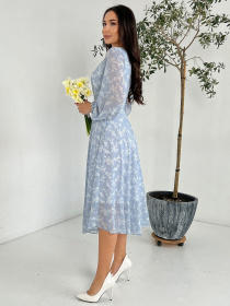 Платье миди ISSA Plus модель 13846_grey Фото