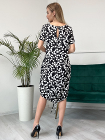 Платье мини ISSA Plus модель 13853_black Фото