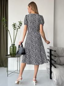 Сукня міді ISSA Plus модель SA-151_black Фото