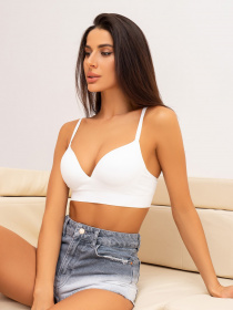 Бюстгальтер ISSA Plus модель BL2-677_white Бюстгальтер ISSA Plus модель BL2-677_white Фото