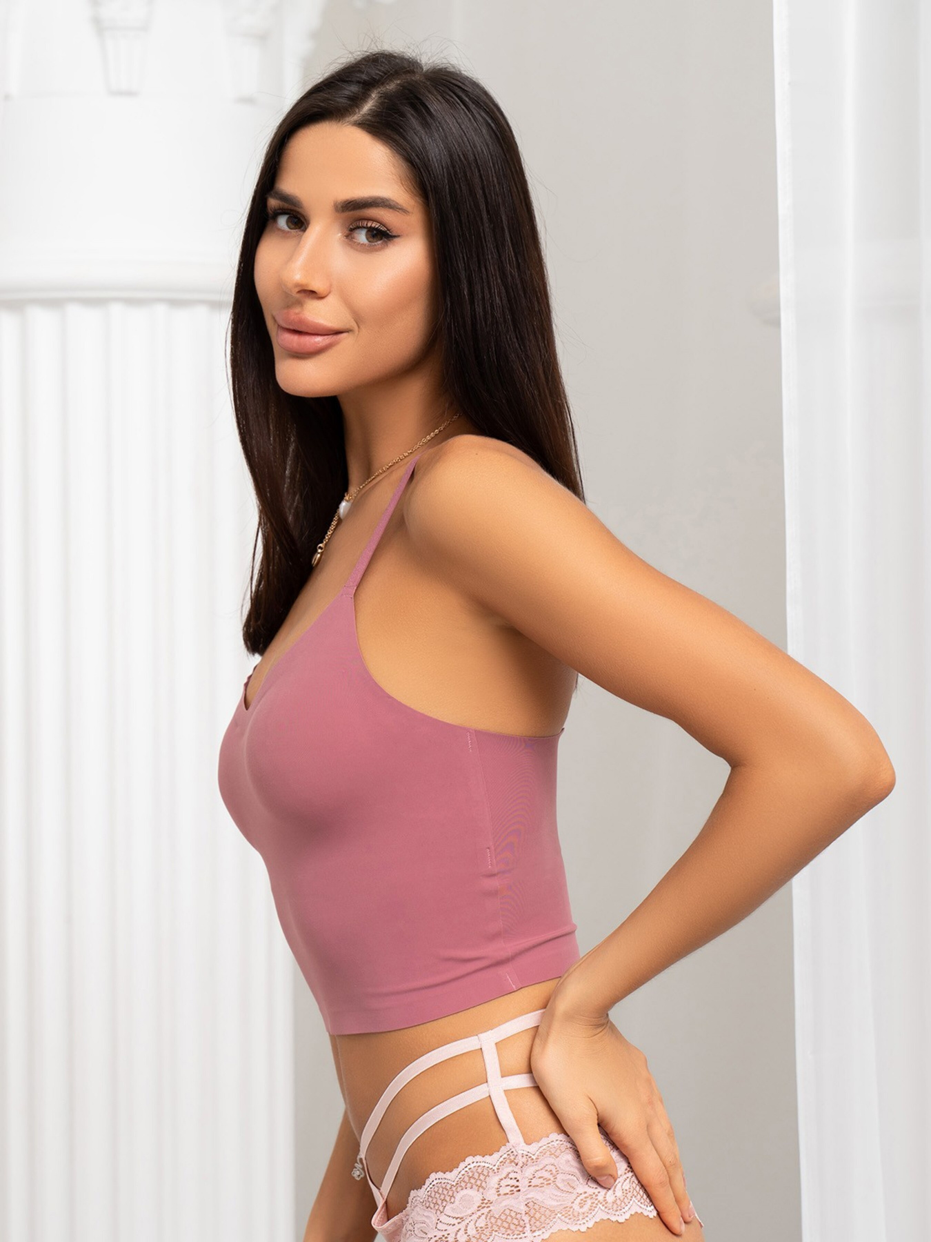 Бюстгальтер ISSA Plus модель BL2-685_darkpink Фото