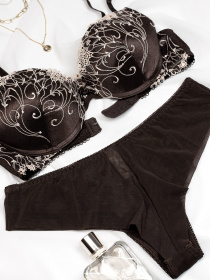 Комплект белья ISSA Plus модель BL2-697_brown Фото