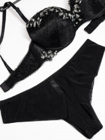 Комплект белья ISSA Plus модель BL2-697_black Фото