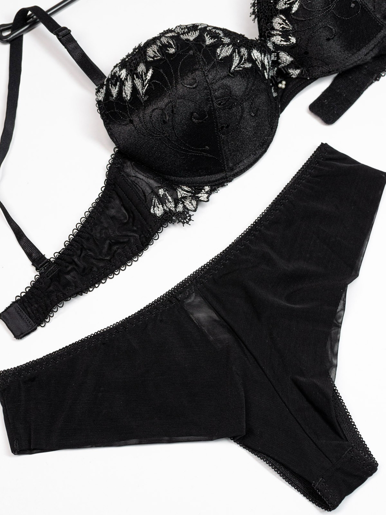 Комплект білизни ISSA Plus модель BL2-697_black Фото