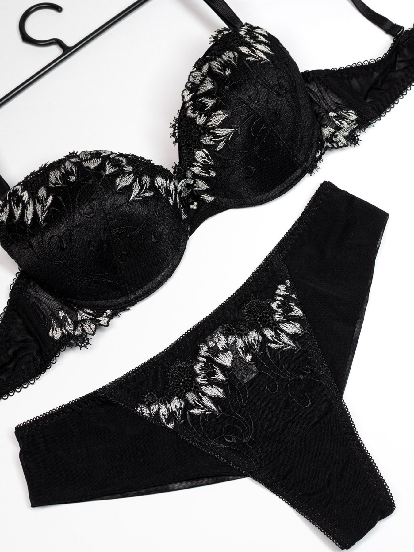 Комплект білизни ISSA Plus модель BL2-697_black Фото