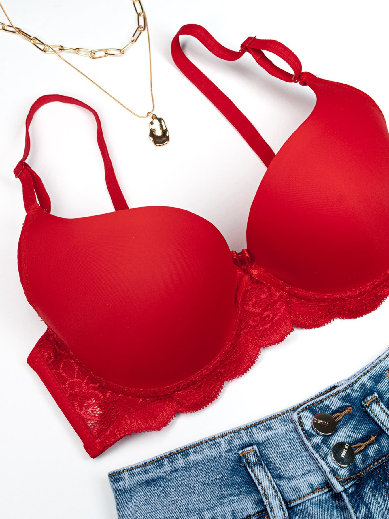 Бюстгальтер ISSA Plus модель BL2-702_red Фото