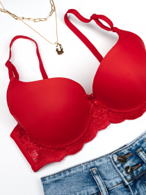 Бюстгальтер ISSA Plus модель BL2-702_red Фото