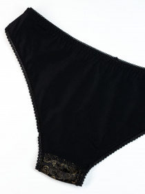 Труси ISSA Plus модель BL2-710_blackyellow Фото