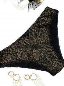 Труси ISSA Plus модель BL2-710_blackyellow Фото