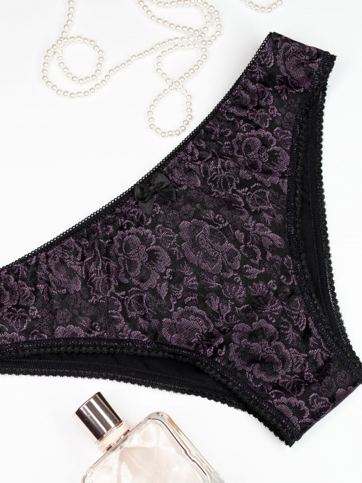 Трусы ISSA Plus модель BL2-710_blacklilac Фото