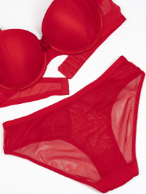 Комплект белья ISSA Plus модель BL2-725_red Комплект белья ISSA Plus модель BL2-725_red Фото