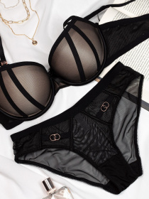 Комплект білизни ISSA Plus модель BL2-725_black Фото