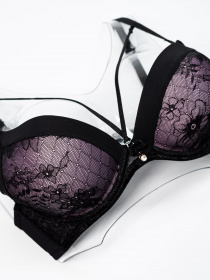 Комплект белья ISSA Plus модель BL2-726_blacklilac Фото