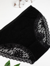 Трусы ISSA Plus модель BL2-731_black Фото