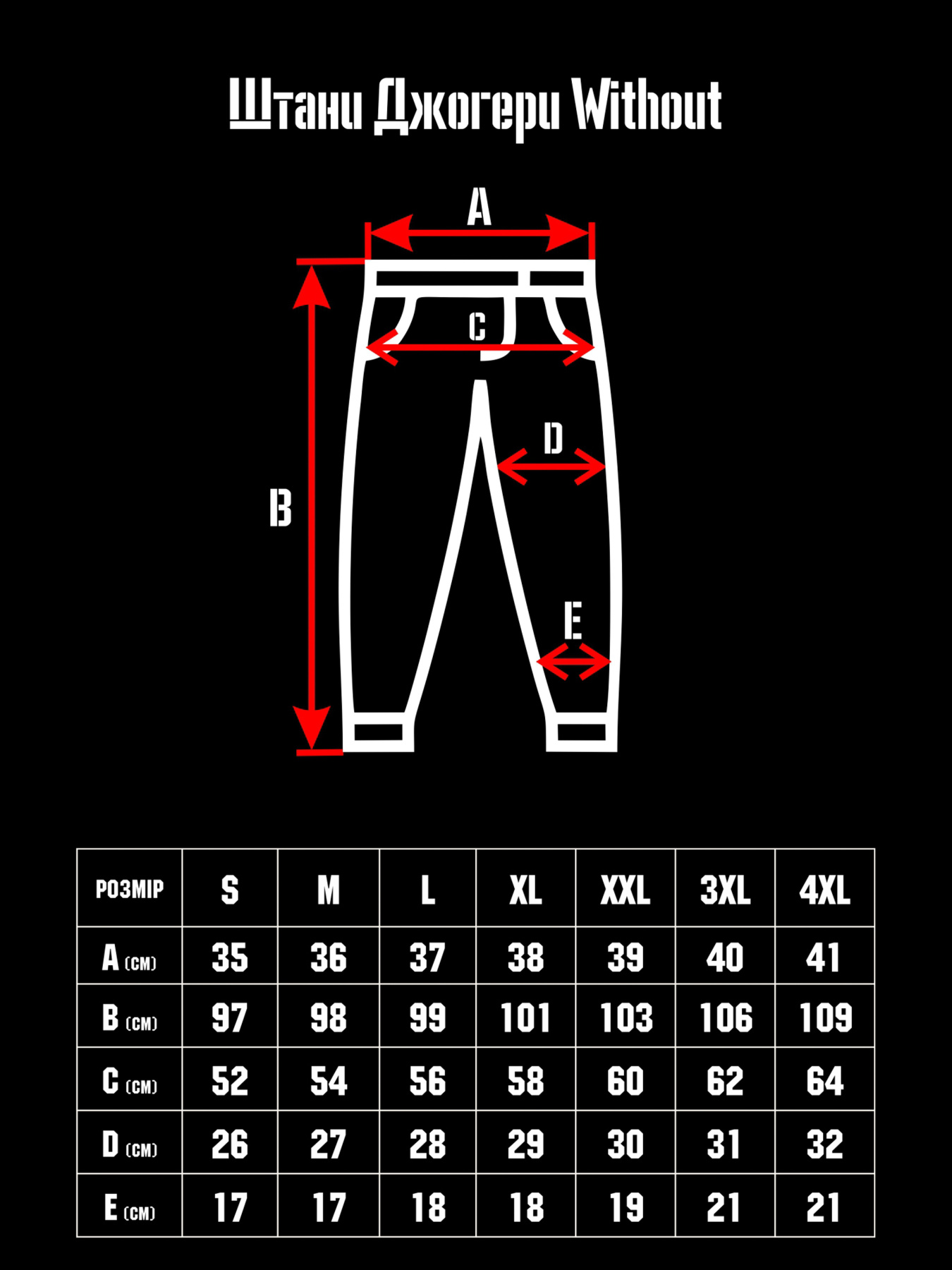 Джоггеры Without модель 8048127 Фото