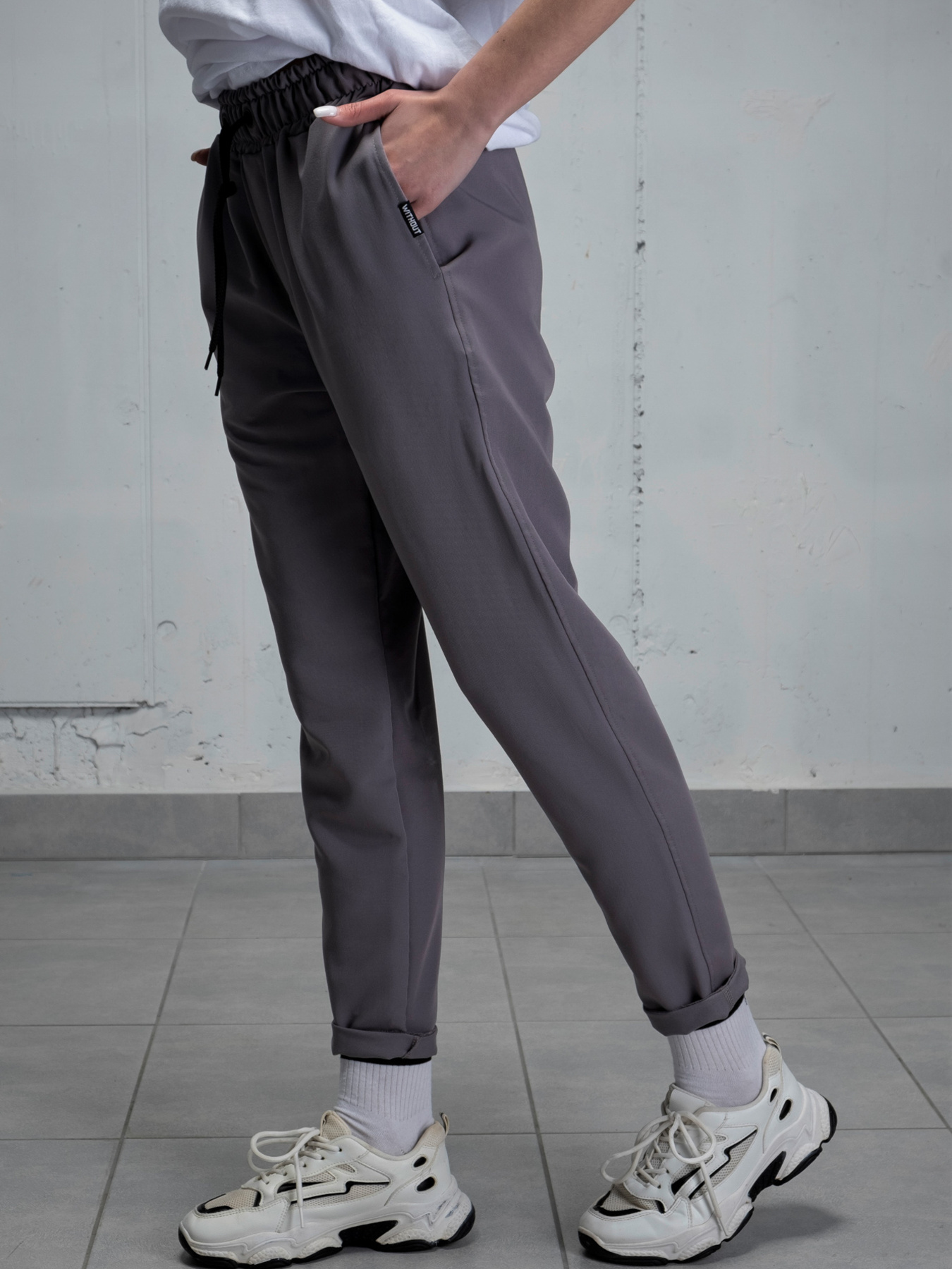 Брюки повседневные Without модель 8055062 Фото