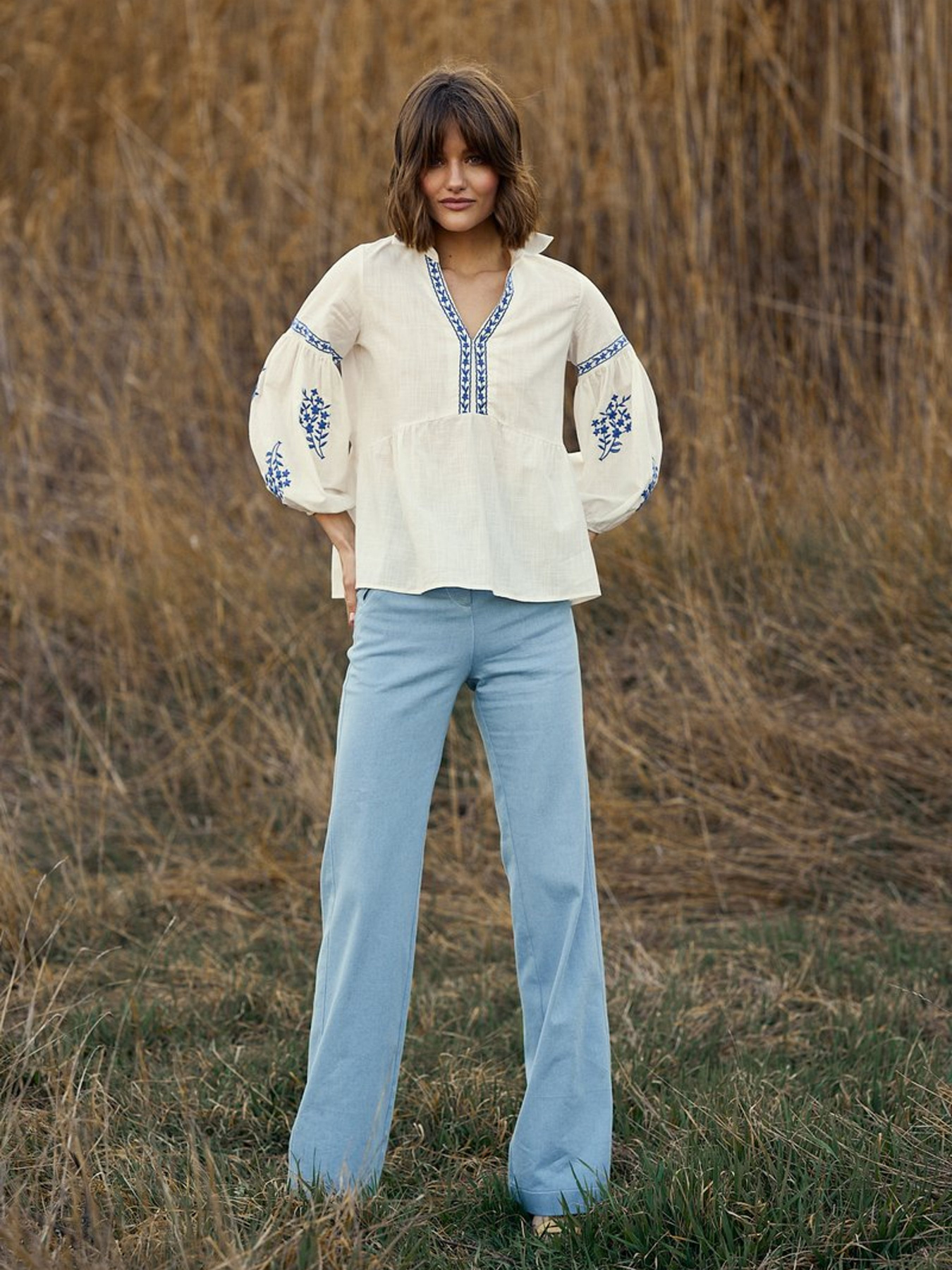 Вышитая рубашка Gepur модель 43779 Фото