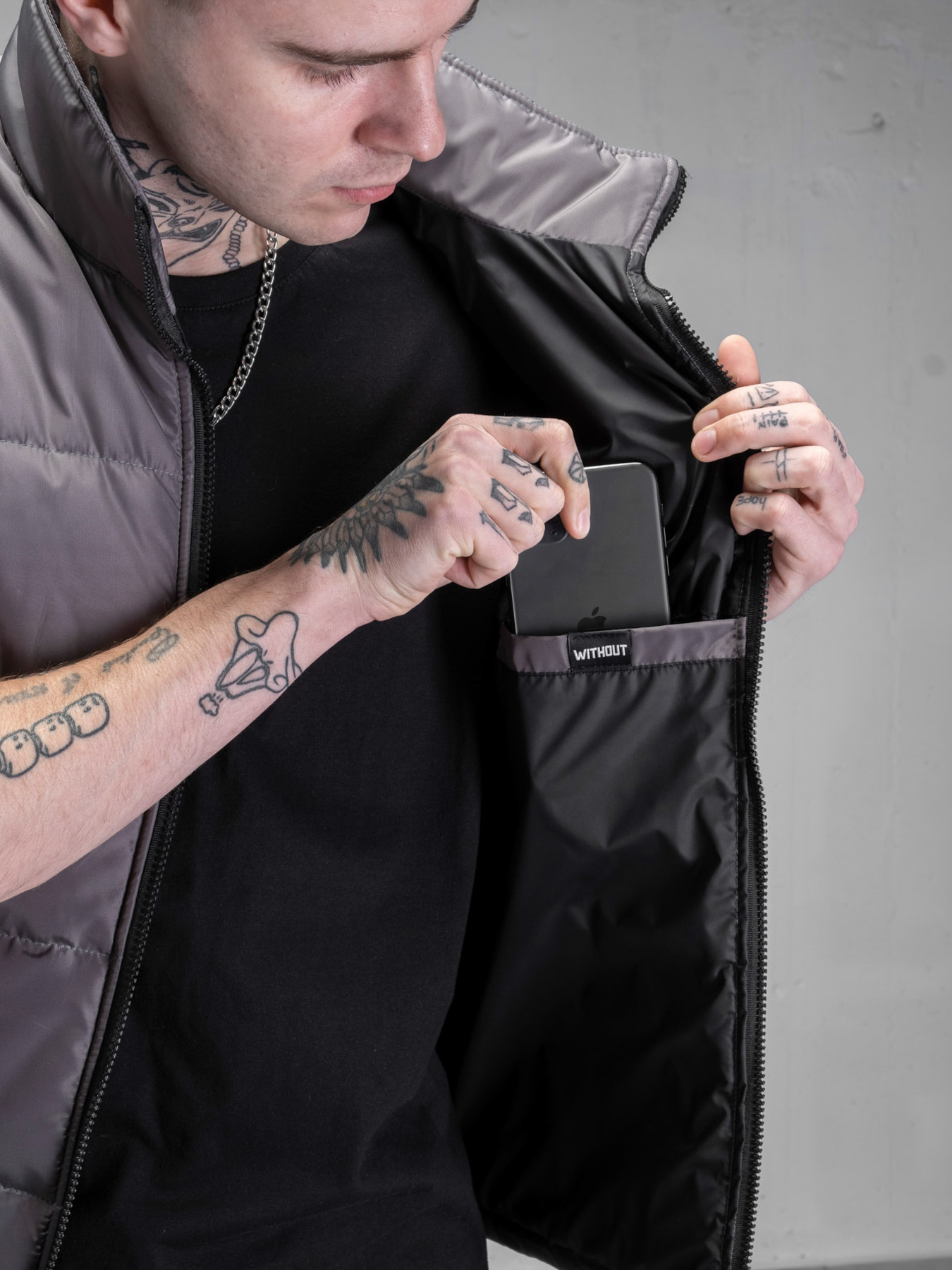 Жилет з утеплювачем Without модель 8048919 Фото