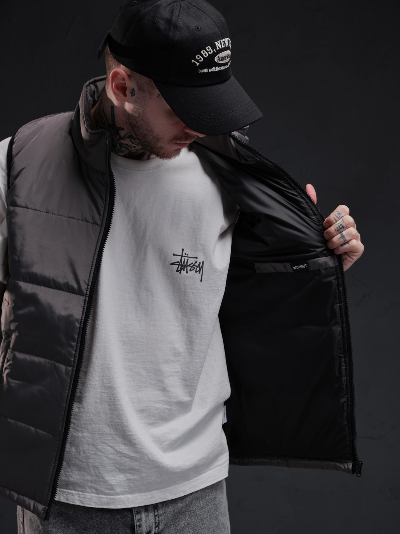 Утеплений жилет Without модель 8048919 Фото