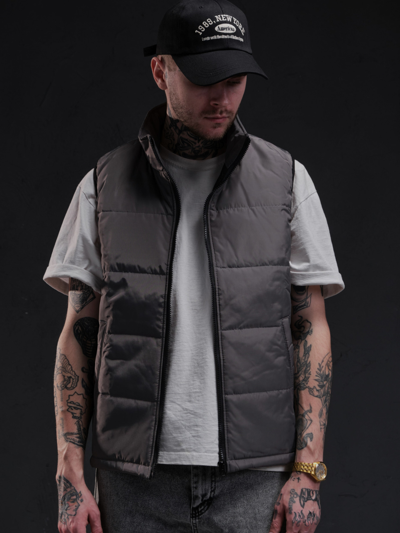 Утеплений жилет Without модель 8048919 Фото