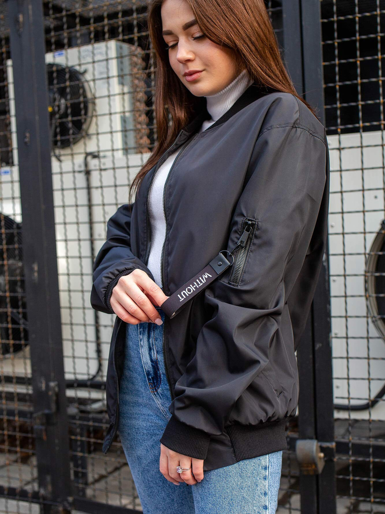 Бомбер Without модель 8042821 Фото