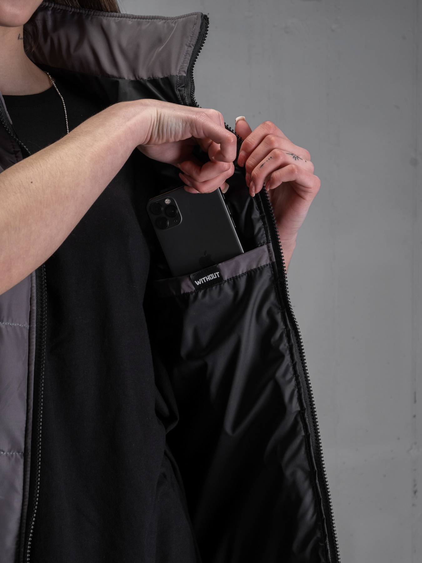 Жилет з утеплювачем Without модель 8048920 Фото