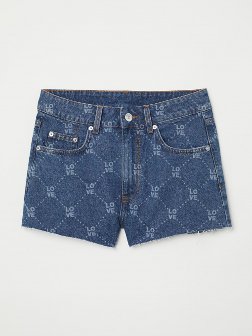 Джинсовые шорты H&M модель 64112 Джинсовые шорты H&M модель 64112 Фото