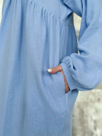 Сукня міді ISSA Plus модель 13818_lightblue Фото