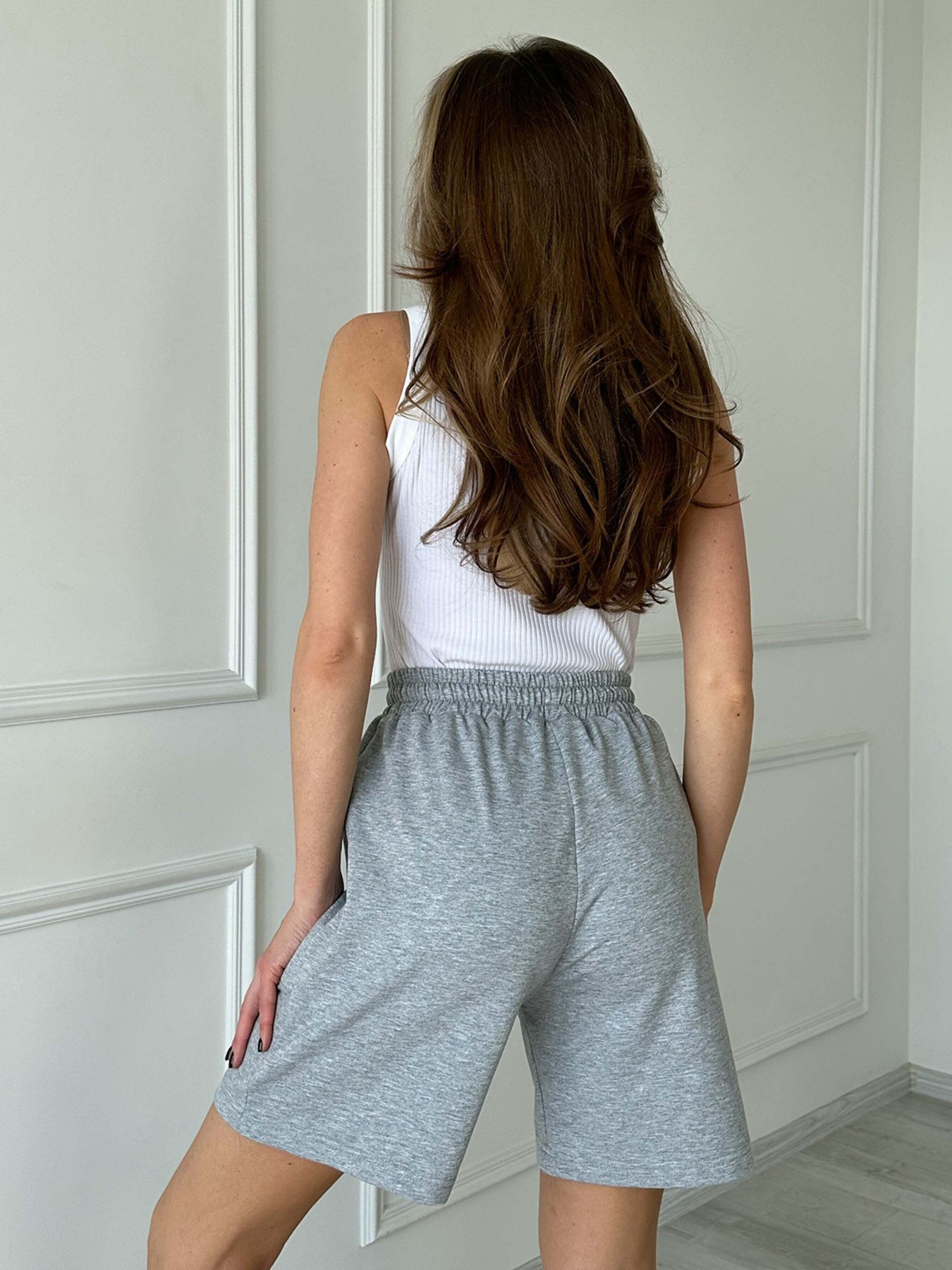 Шорты ISSA Plus модель 13820_lightgray Фото