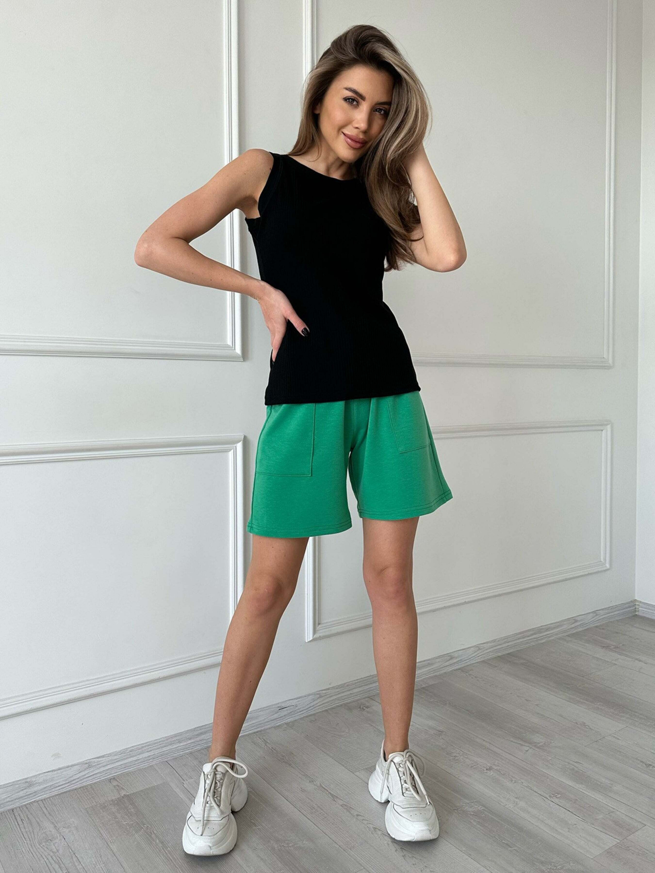 Майка ISSA Plus модель 13823_black Майка ISSA Plus модель 13823_black Фото