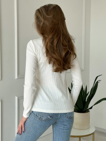 Водолазка ISSA Plus модель 13826_milky Фото