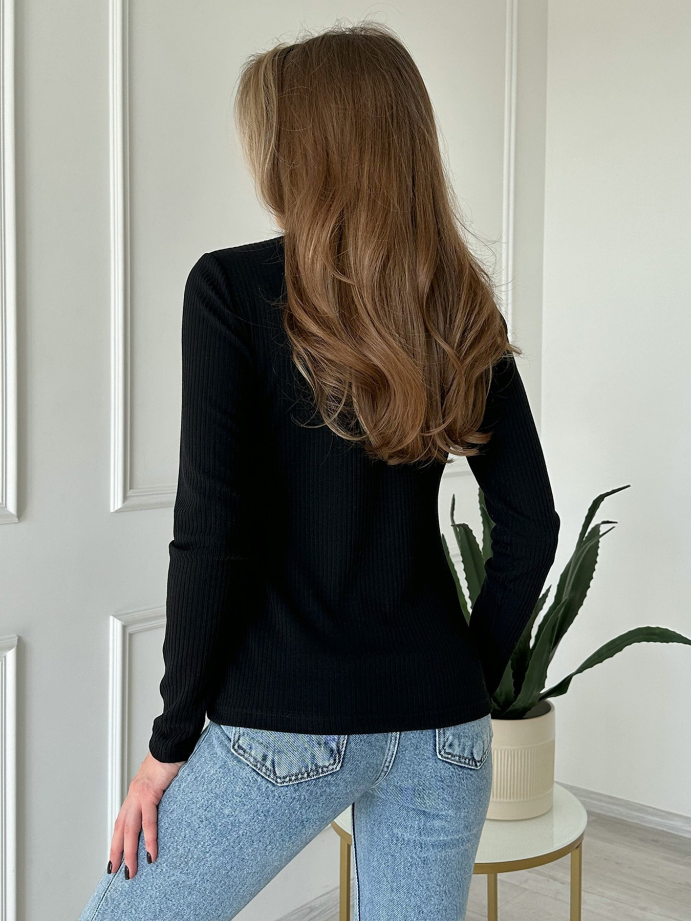 Водолазка ISSA Plus модель 13826_black Водолазка ISSA Plus модель 13826_black Фото