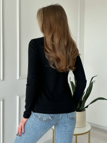 Водолазка ISSA Plus модель 13826_black Водолазка ISSA Plus модель 13826_black Фото