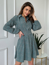 Платье мини ISSA Plus модель 13831_multicolor Фото