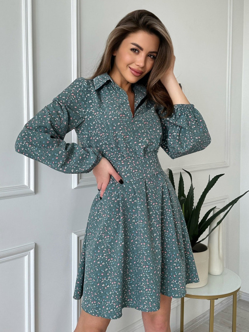 Сукня міні ISSA Plus модель 13831_multicolor Фото