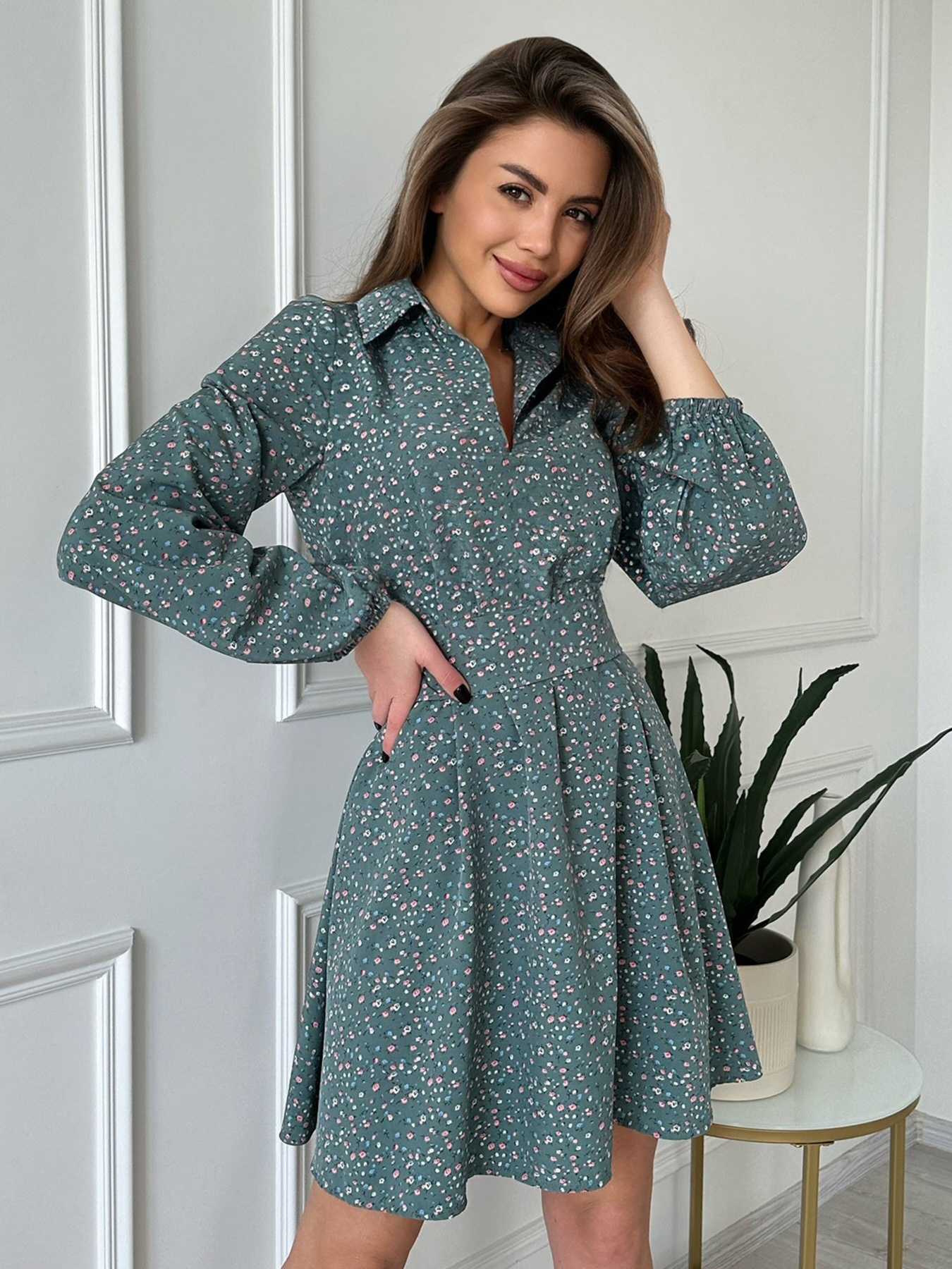 Платье мини ISSA Plus модель 13831_multicolor Фото