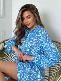 Платье мини ISSA Plus модель 13833_lightblue Фото