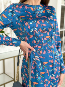 Платье миди ISSA Plus модель 13843_lightblue Фото