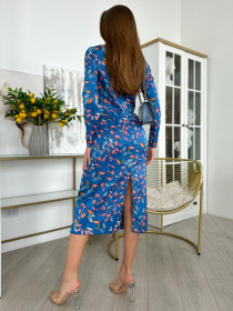 Сукня міді ISSA Plus модель 13843_lightblue Сукня міді ISSA Plus модель 13843_lightblue Фото