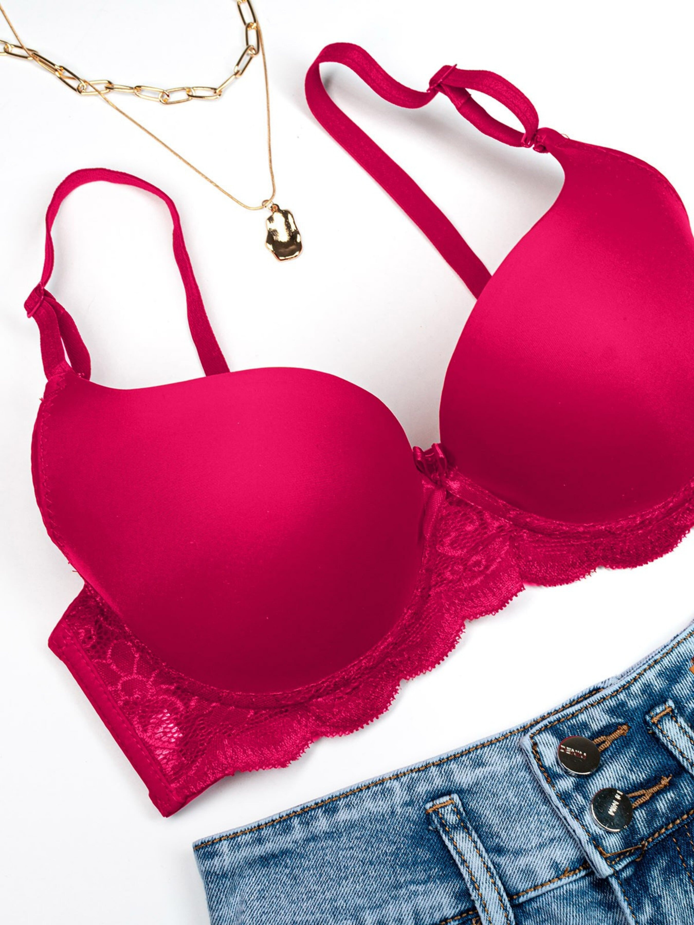 Бюстгальтер ISSA Plus модель BL2-702_burgundy Фото