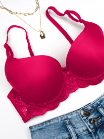 Бюстгальтер ISSA Plus модель BL2-702_burgundy Фото