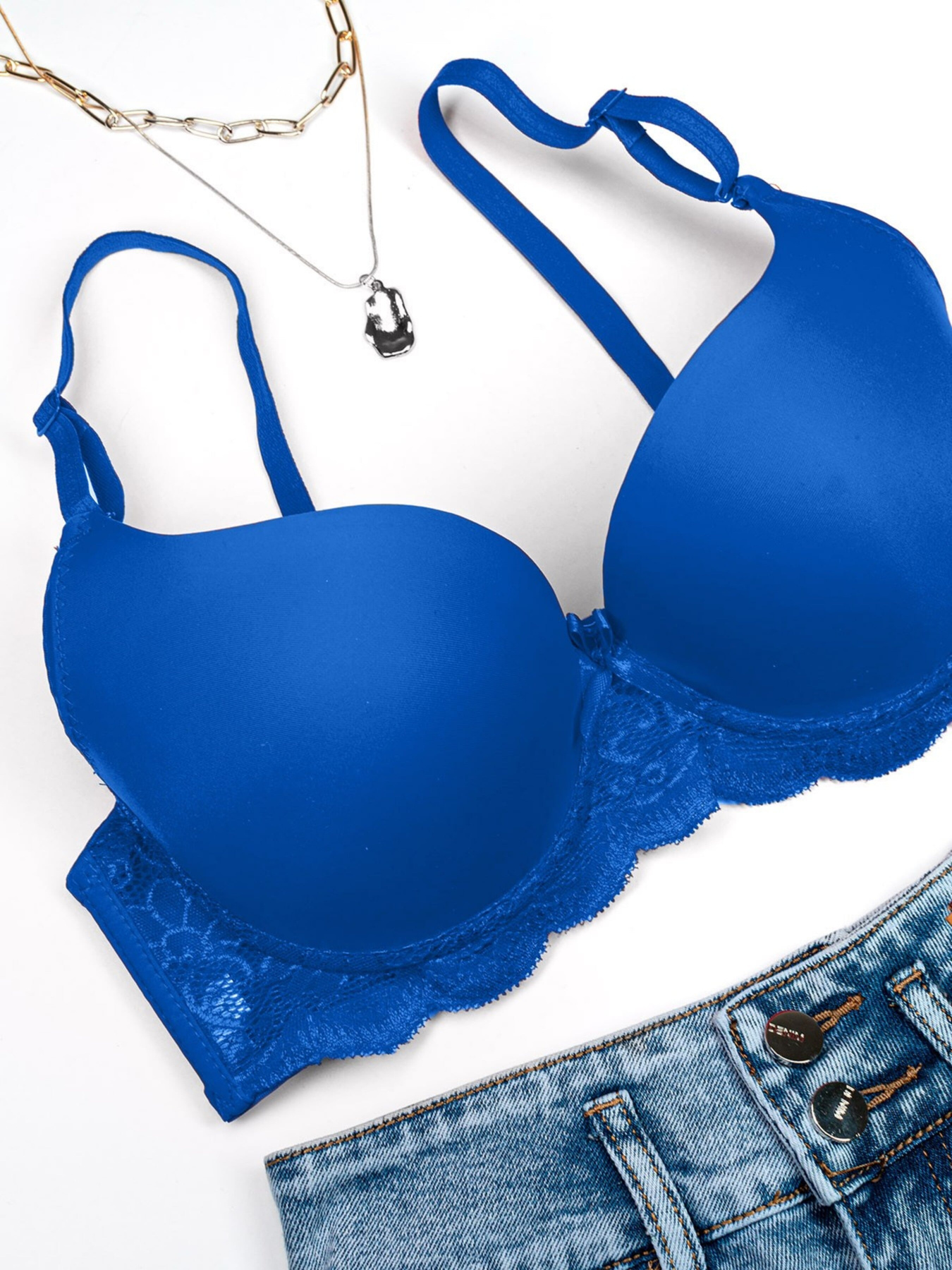 Бюстгальтер ISSA Plus модель BL2-702_blue Фото