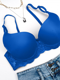 Бюстгальтер ISSA Plus модель BL2-702_blue Фото