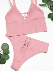 Комплект білизни ISSA Plus модель BL2-738_pink Фото