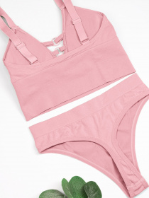 Комплект білизни ISSA Plus модель BL2-738_pink Фото