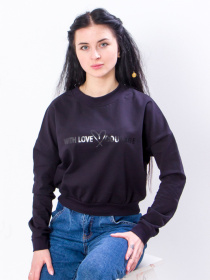 Світшот Носи своє модель 8185-057-33-chornilxno-sinj Фото