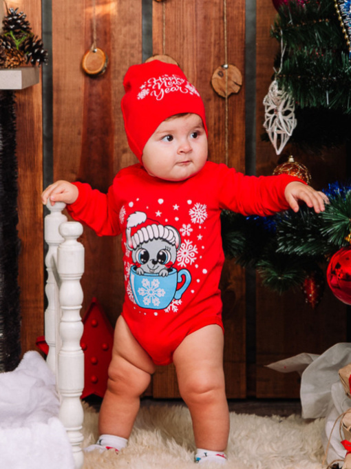 Комплект для младенцев Носи своє модель 5053-023-33-4-chervonij-mishka Фото